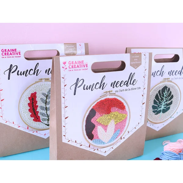 Kit punch needle - Feuille de monstera