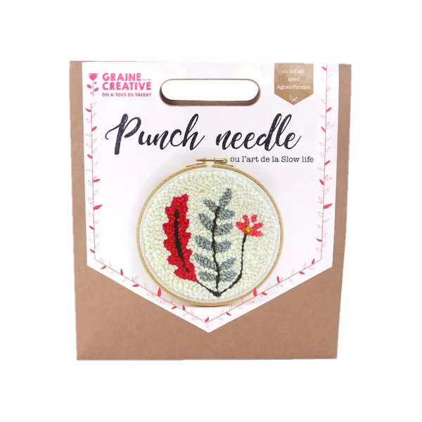 Kit punch needle - Végétal