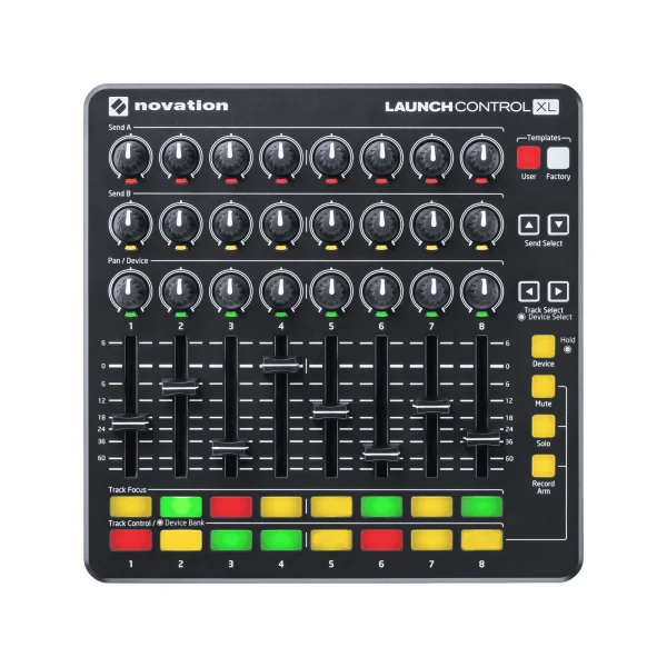 Launch-Control-XL-B Novation - Controleur midi 16 pads 8 faders 24 rotatifs
