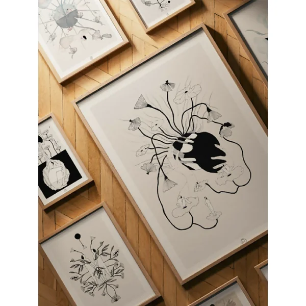 L’Esprit du vide illustration A3 à l’encre Noire