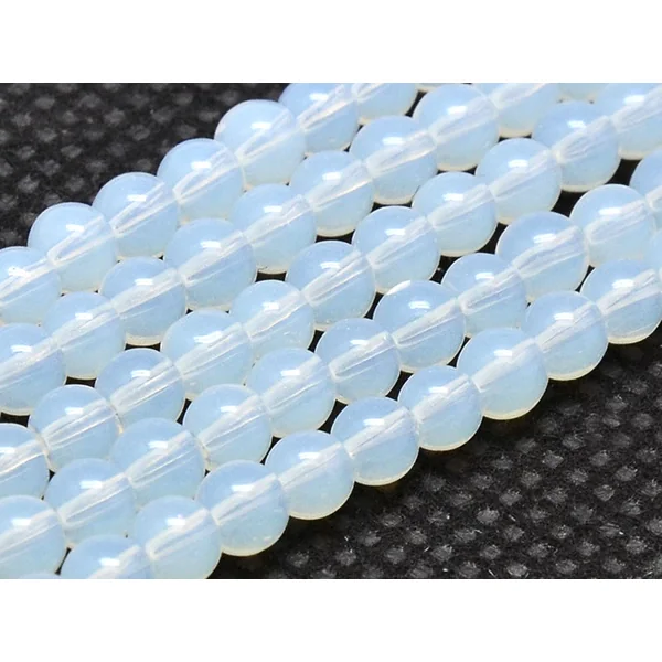 Lot de 15 perles rondes 6 mm - Opalite