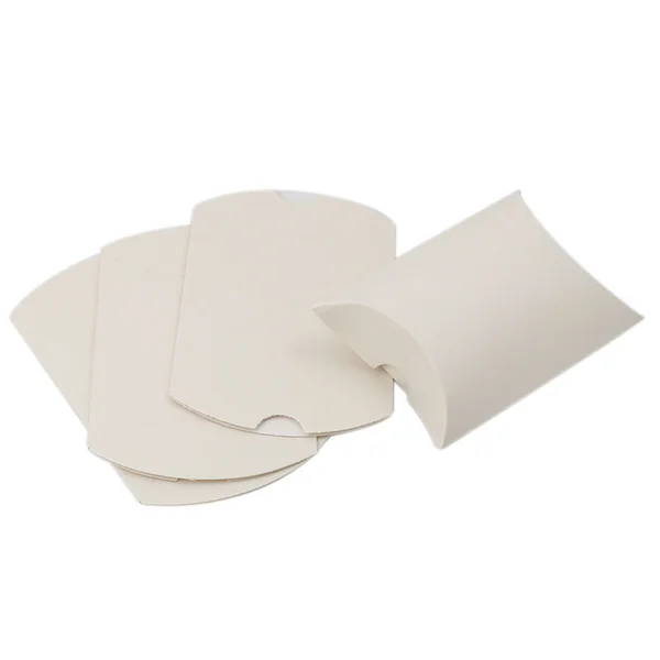 Lot de 50 pochettes cadeaux berlingot 6,5 cm x 7 cm - blanc