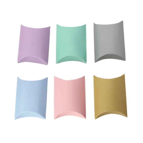 Lot de 50 pochettes cadeaux berlingot 6,5 cm x 7 cm - blanc