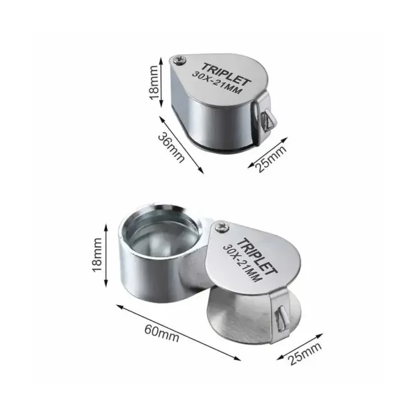 Loupe de poche - Mini modèle - 30 X