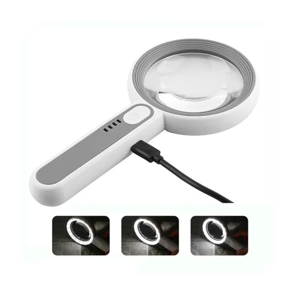 Loupe éclairante LED - 5X - 12X