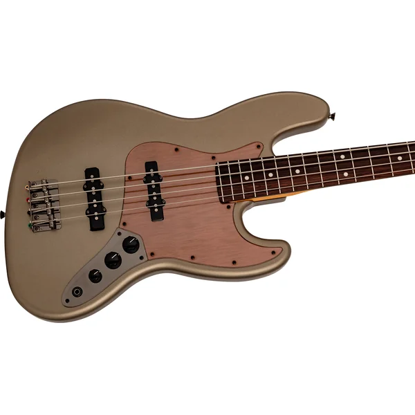 Made in Japan Hybrid II Jazz Bass Ltd - matte champagne mirage
