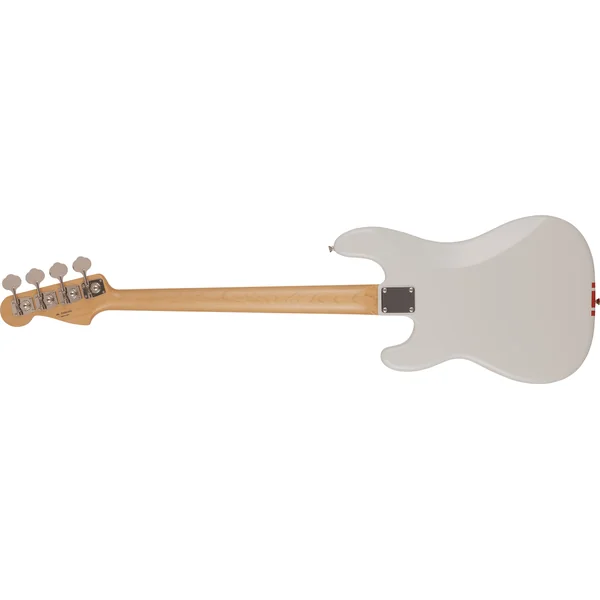 Made in Japan Traditional 60s Precision Bass - olympic white w/ red competition stripe