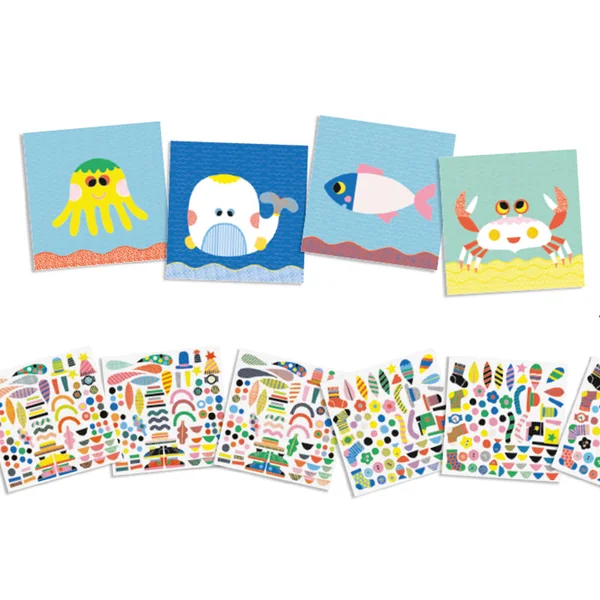 Marins - créer avec des stickers