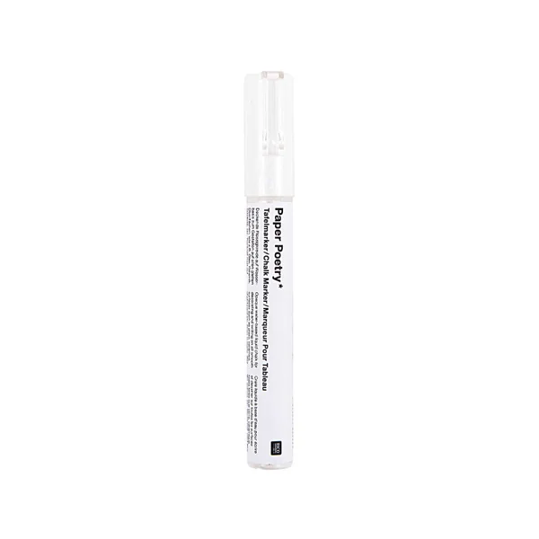 Marqueur craie pour dessiner sur les vitres et les ardoises - blanc