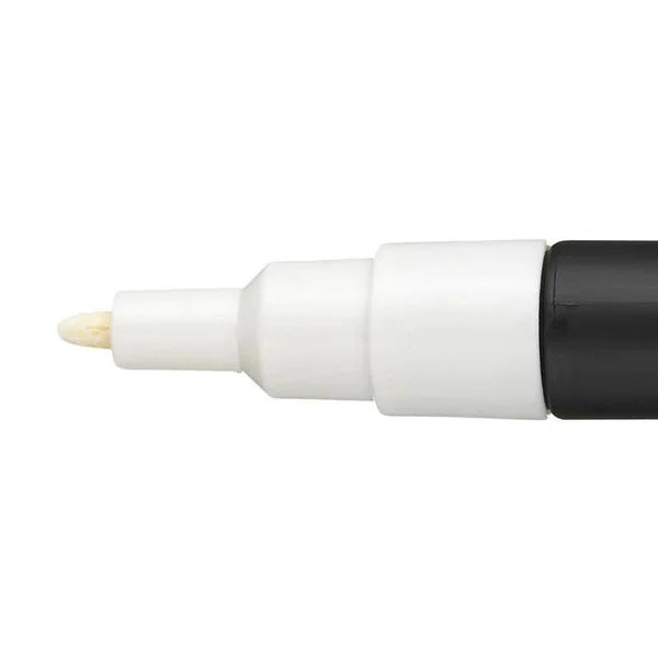 Marqueur posca - pointe fine 1,5 mm - blanc - PC3M