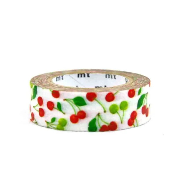 Masking tape motif - Cerises