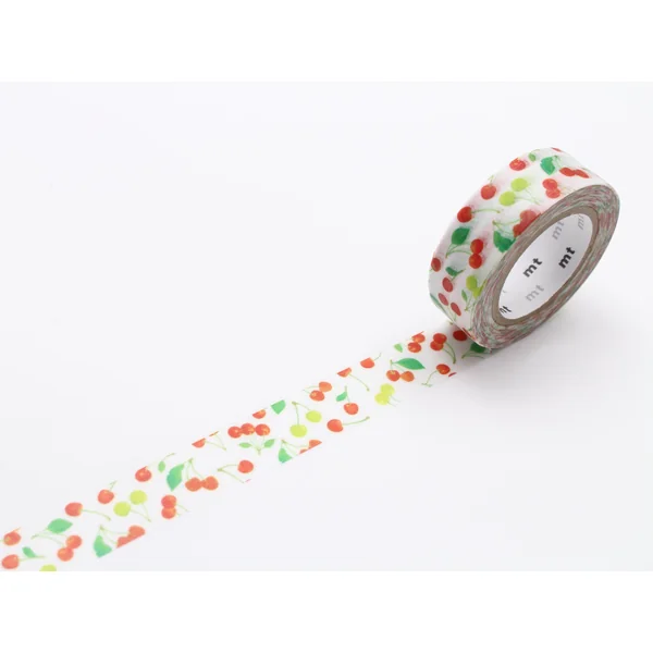 Masking tape motif - Cerises