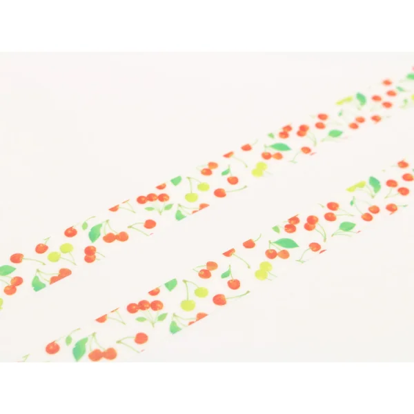 Masking tape motif - Cerises