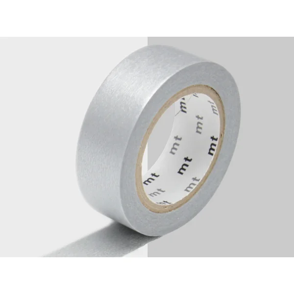 Masking tape uni - argent