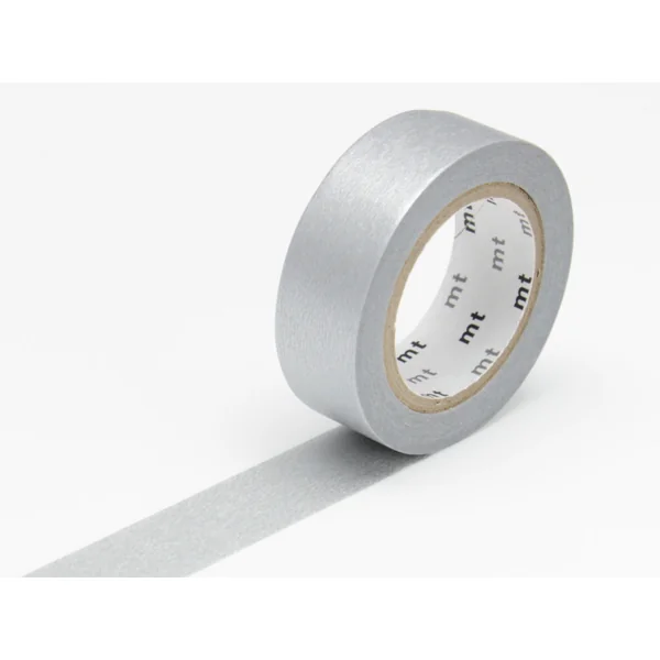 Masking tape uni - argent