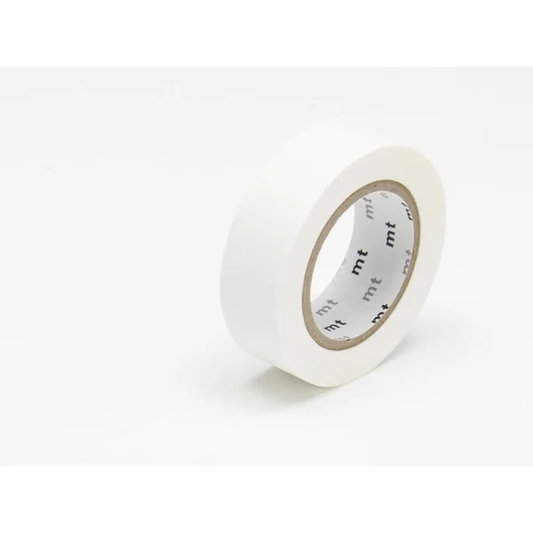 Masking tape uni - blanc