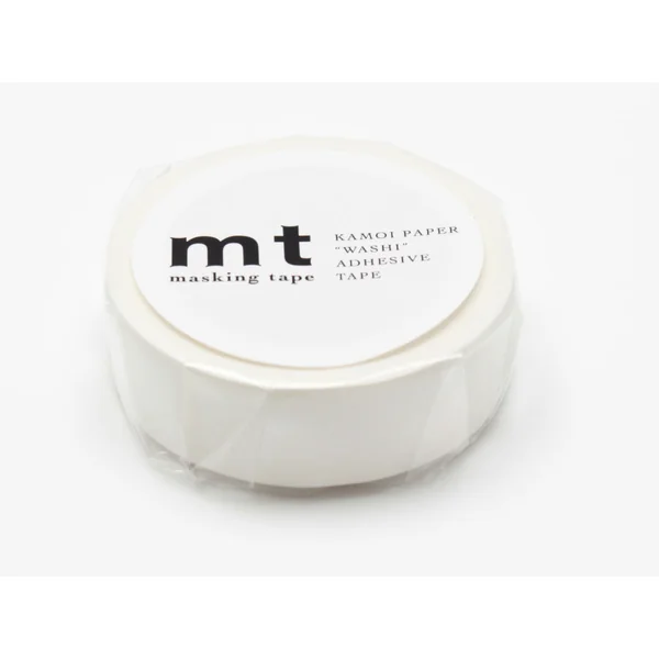Masking tape uni - blanc