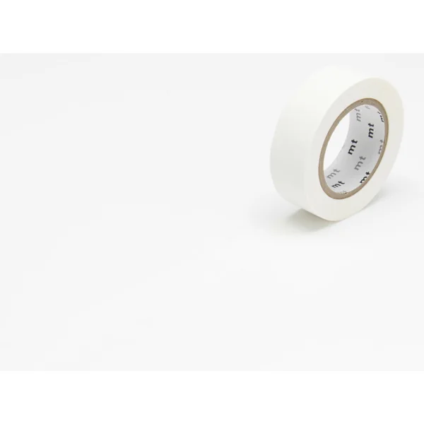 Masking tape uni - blanc