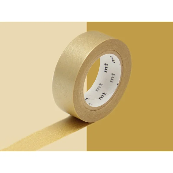 Masking tape uni - Doré