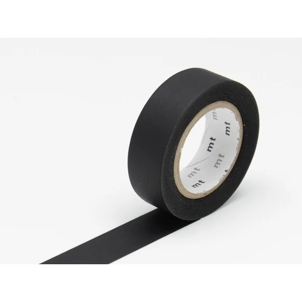 Masking tape uni - noir