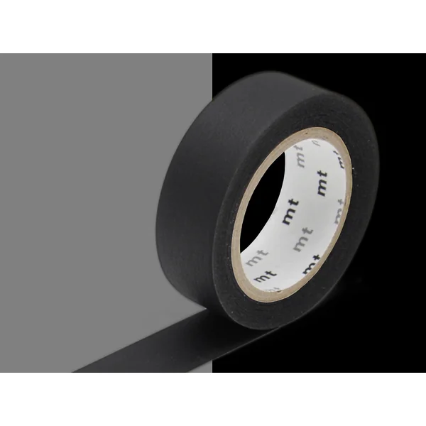 Masking tape uni - noir
