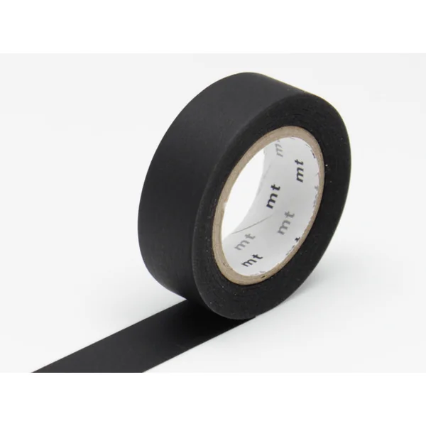 Masking tape uni - noir