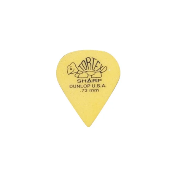 MEDIATOR TORTEX SHARP SOUPLE / MEDIUM JAUNE 0,73mm DUNLOP A L'UNITE