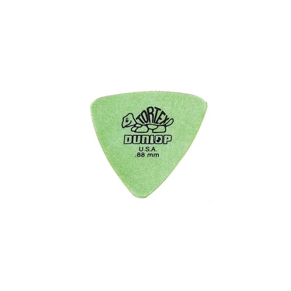 MEDIATOR TORTEX TRIANGLE MEDIUM VERT 0.88 MM DUNLOP A L'UNITE
