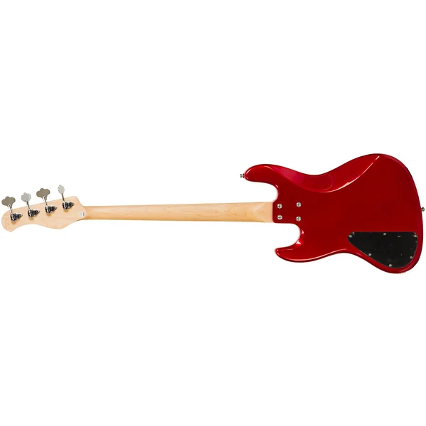 MetroExpress 21-Fret Hybrid P/J Bass 4 (MN) - candy apple red