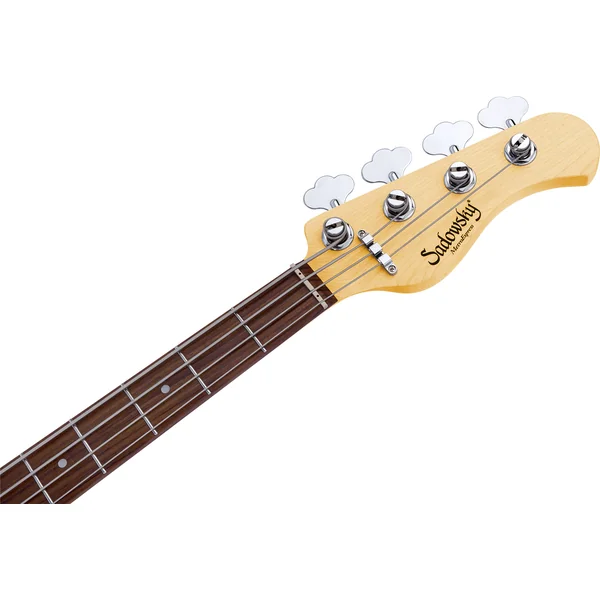 MetroExpress 21-Fret Hybrid P/J Bass V2 4-String (PF) - black pearl