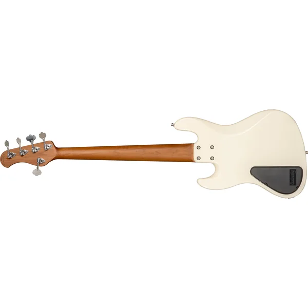 MetroExpress 21-Fret Hybrid P/J Bass V2 5-String (PF) - olympic white