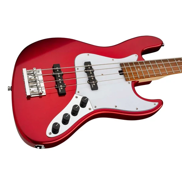 MetroExpress 21-Fret Vintage J/J Bass 4 (MOR) - candy apple red