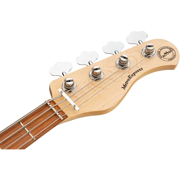 MetroExpress 21-Fret Vintage J/J Bass 4 (MOR) - solid black