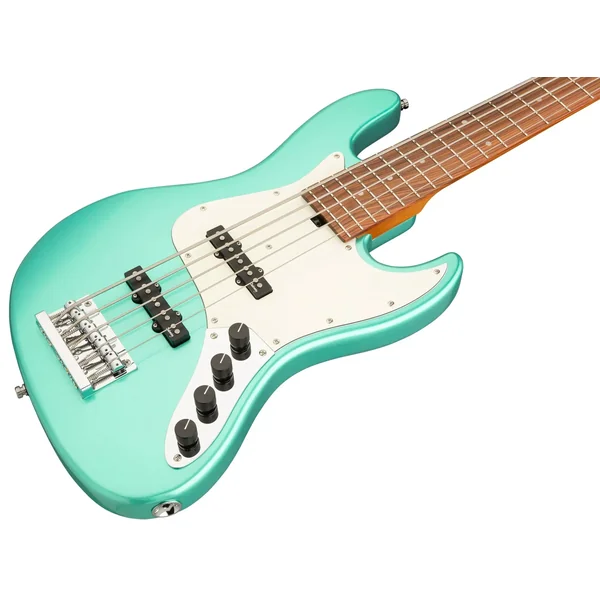 MetroExpress 21-Fret Vintage J/J Bass (MOR) - sage green metallic