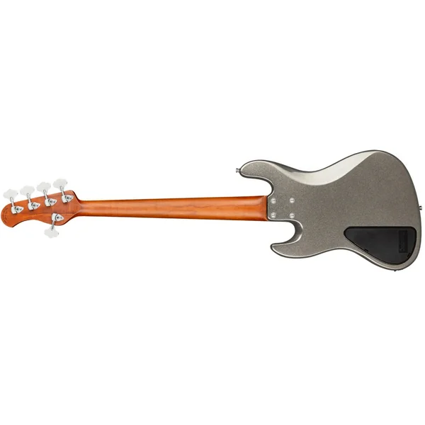 MetroExpress 21-Fret Vintage J/J Bass (MOR) - silver metallic