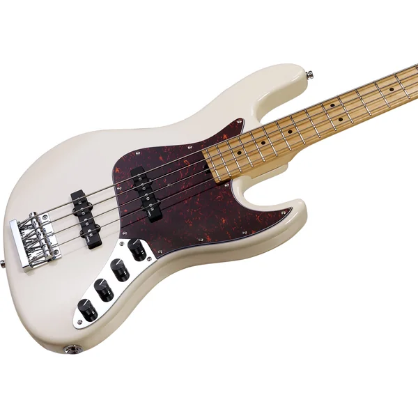 MetroExpress 21-Fret Vintage J/J Bass V2 4-String (MN) - olympic white