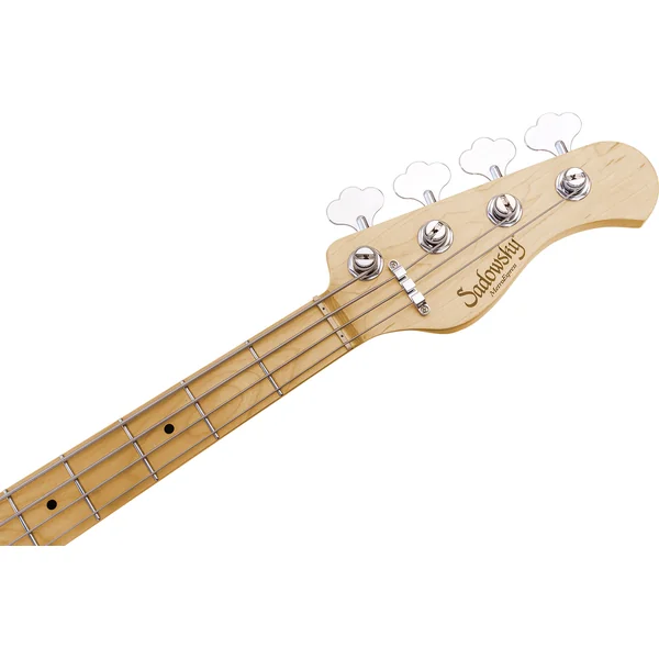MetroExpress 21-Fret Vintage J/J Bass V2 4-String (MN) - olympic white