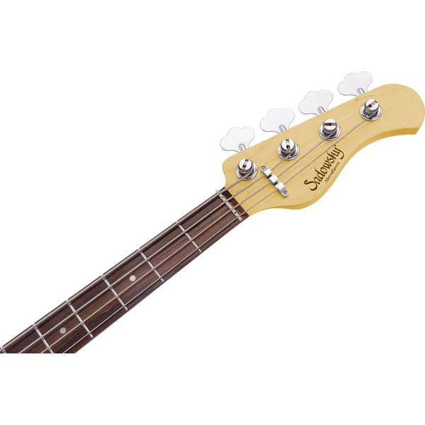 MetroExpress 21-Fret Vintage J/J Bass V2 4-String (PF) - olympic white
