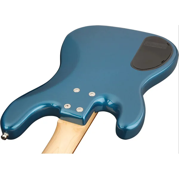Metroline 21-Fret Hybrid P/J Bass Alder (4-String, Germany, MOR) - dark lake placid blue metallic