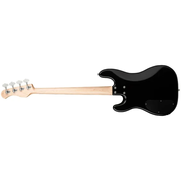 Metroline 21-Fret Hybrid P/J Bass Alder (4-String, Germany, MOR) - solid black satin
