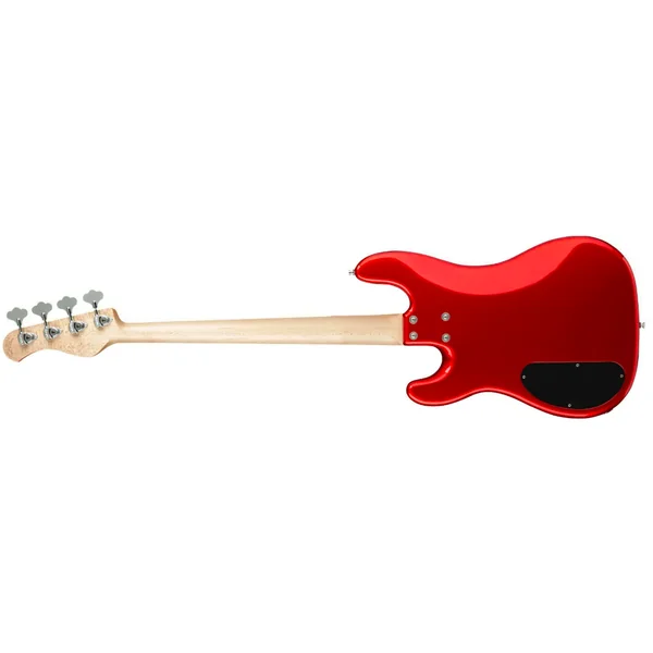 Metroline 21-Fret Hybrid P/J Bass Alder (4-String, Germany, MOR) - solid candy apple red metallic