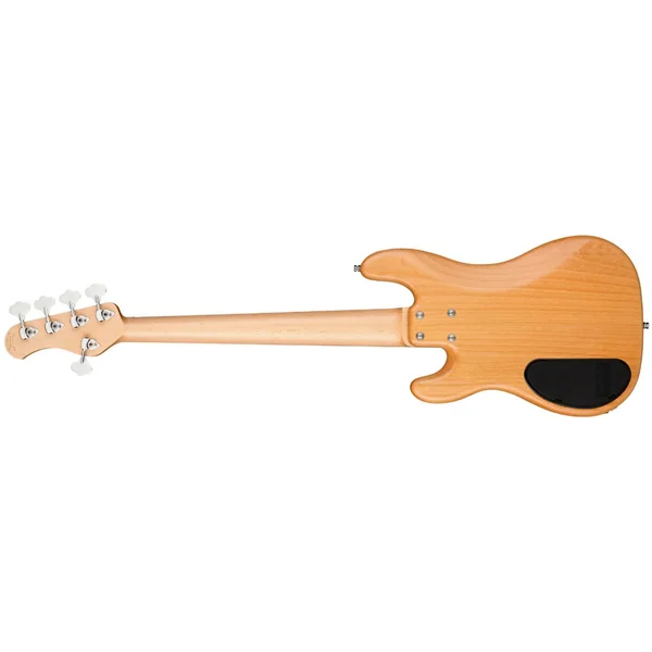 Metroline 21-Fret Hybrid P/J Bass Alder (5-String, Germany, MOR) - natural transparent satin