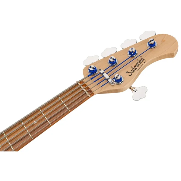 Metroline 21-Fret Hybrid P/J Bass Alder (5-String, Germany, MOR) - natural transparent satin