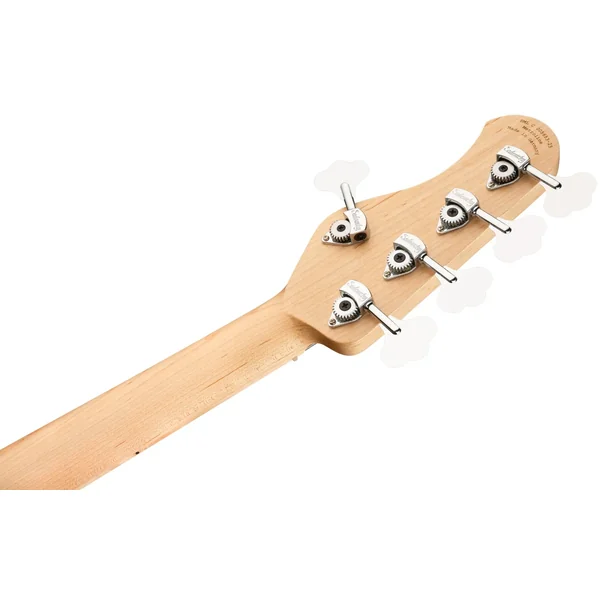MetroLine 21-Fret Hybrid P/J Bass Ash (5-String, Germany, MN) - nirvana black transparent satin