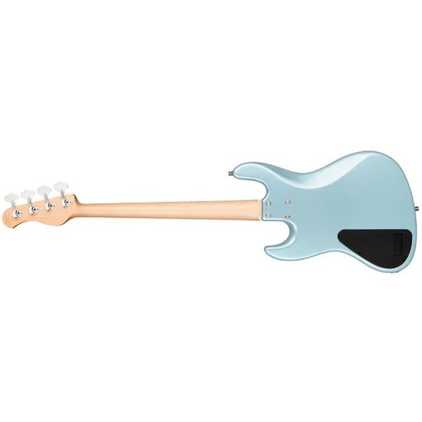 MetroLine 21-Fret Vintage J/J Bass Alder 4-String (Germany, MOR) - ice blue metallic satin