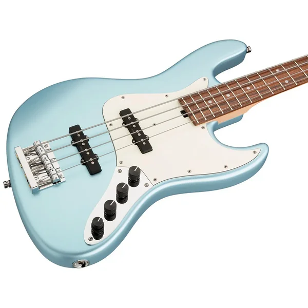 MetroLine 21-Fret Vintage J/J Bass Alder 4-String (Germany, MOR) - ice blue metallic satin