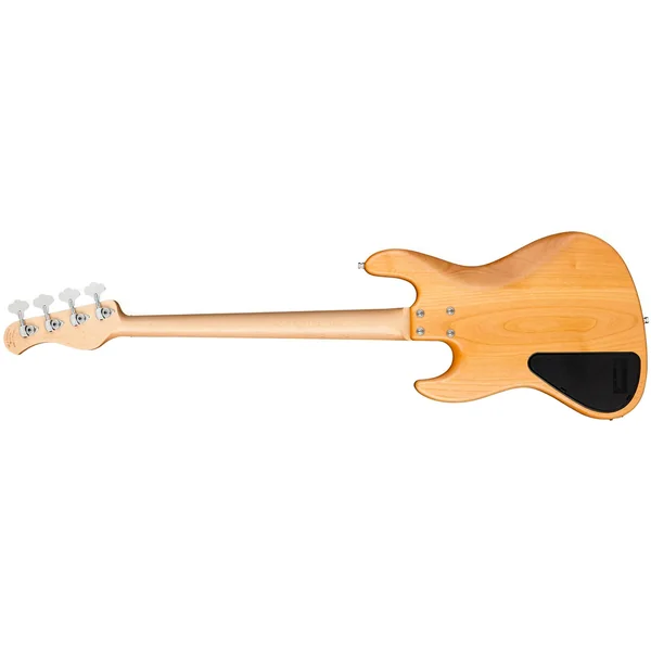 MetroLine 21-Fret Vintage J/J Bass Alder 4-String (Germany, MOR) - natural transparent satin