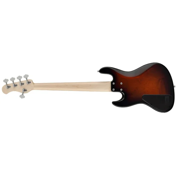 MetroLine 21-Fret Vintage J/J Bass Alder (5-String, Germany, Morado) - almond sunburst transparent satin