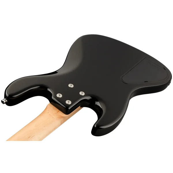 MetroLine 21-Fret Vintage J/J Bass Ash (4-String, Germany, MN) - solid black gloss