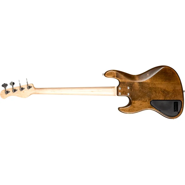 MetroLine 21-Fret Vintage M/J Bass Alder 4-String (Germany, MOR) - antique tobacco satin